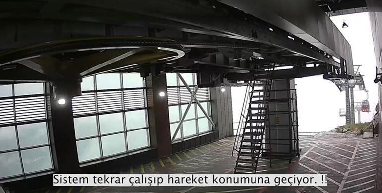 Teleferik kazasında kontrol odasında yaşananlar kamerada; durdurup 25 saniye sonra yeniden çalıştırdı