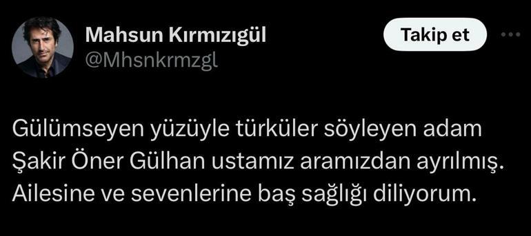 Türk halk müziği sanatçısı Şakir Öner Günhan Bodrum’da yaşamını yitirdi