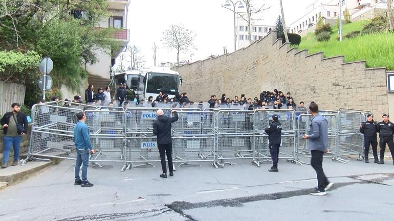 ABD Başkonsolosluğu’na yürüyen grup İsrail'i protesto etti