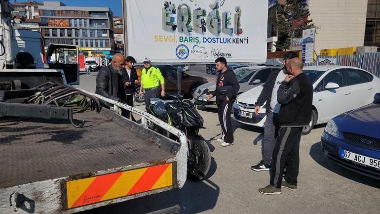 Kazaya karışan ehliyetsiz sürücü motosikletini sakladı, 20 bin TL cezadan kurtulamadı