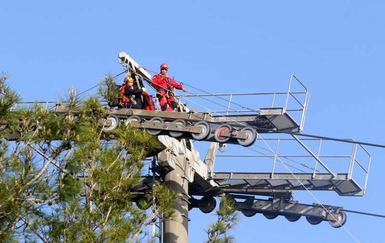 Teleferik kazasında kabinlerde mahsur kalanlardan 128'i kurtarıldı