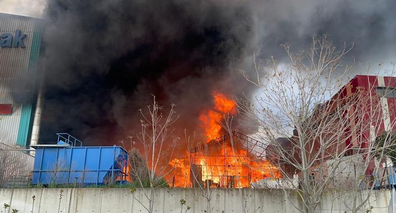 Tekirdağ'da fabrika yangını: 10 işçi dumandan etkilendi