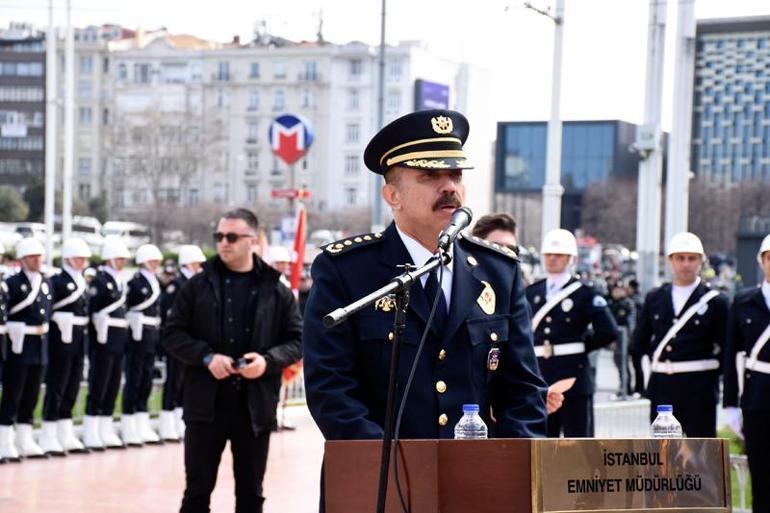 Polis Teşkilatının 179'uncu kuruluş yıl dönümü Taksim'de törenle kutlandı