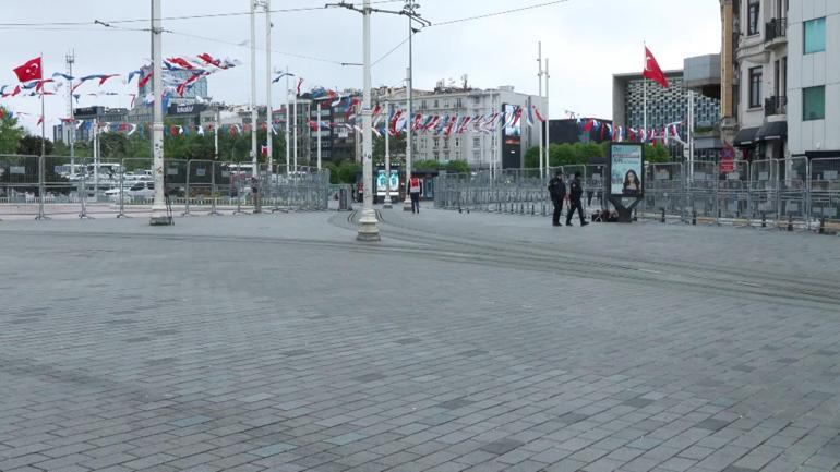 İstiklal Caddesi’nde 1 Mayıs sessizliği