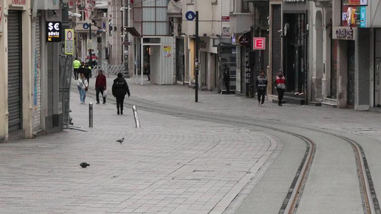 İstiklal Caddesi’nde 1 Mayıs sessizliği