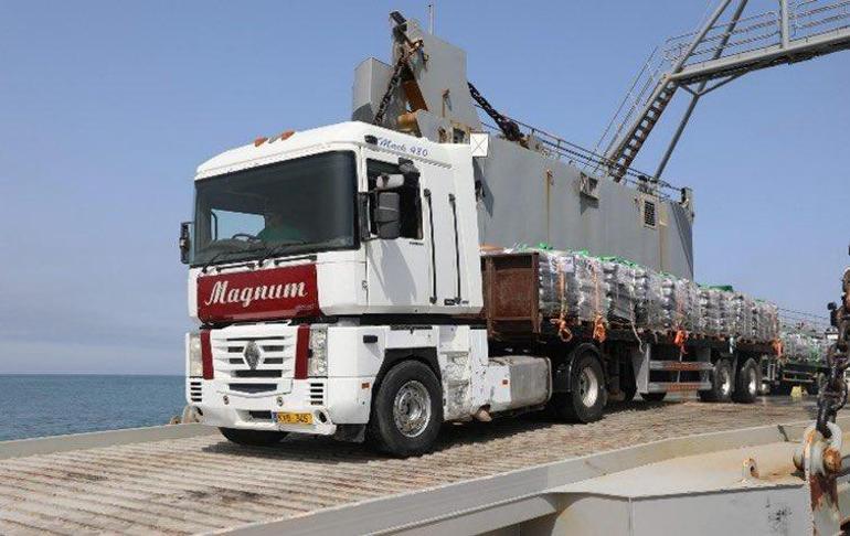 CENTCOM: Yardım tırları geçici iskele üzerinden Gazze'ye ulaştı
