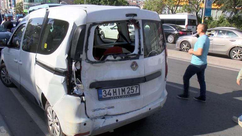 Kadıköy Evlendirme Dairesi önünde zincirleme kaza: 3 yaralı