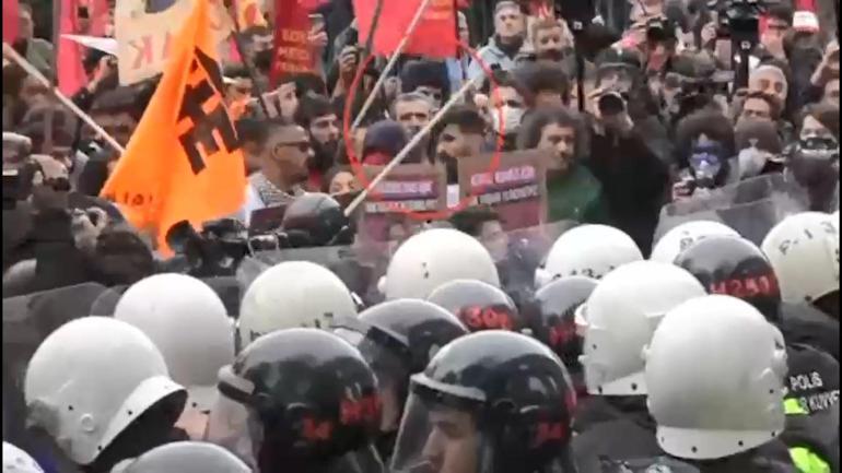 1 Mayıs’ta polise damacana ile saldıran kadın da gözaltında