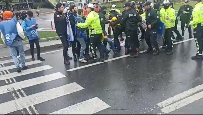 Şişli'de Taksim'e yürümek isteyenlere polis müdahalesi