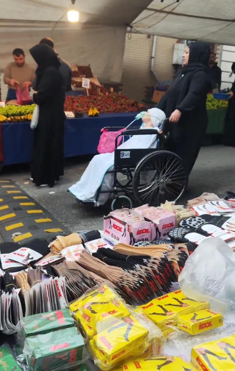 Sultangazi'de dilencilerden tekerlekli sandalyeyle duygu sömürüsü