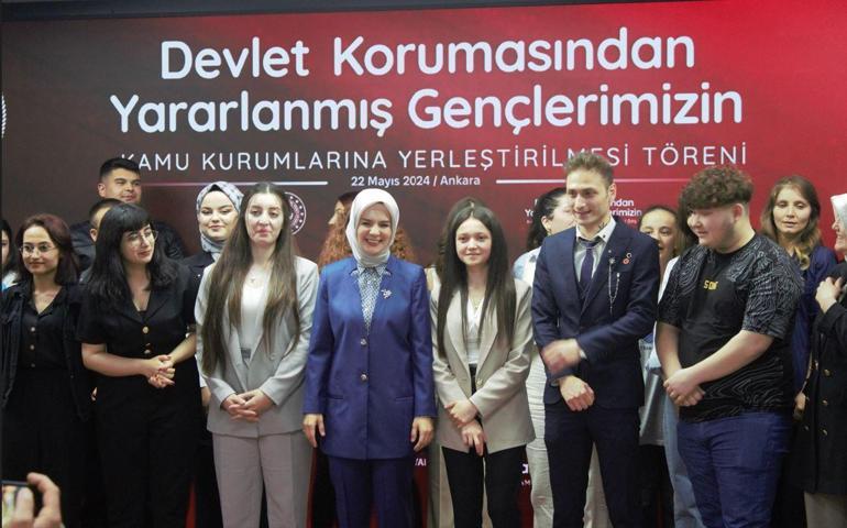 Devlet korumasında yetişen 600 genç kamuya atandı