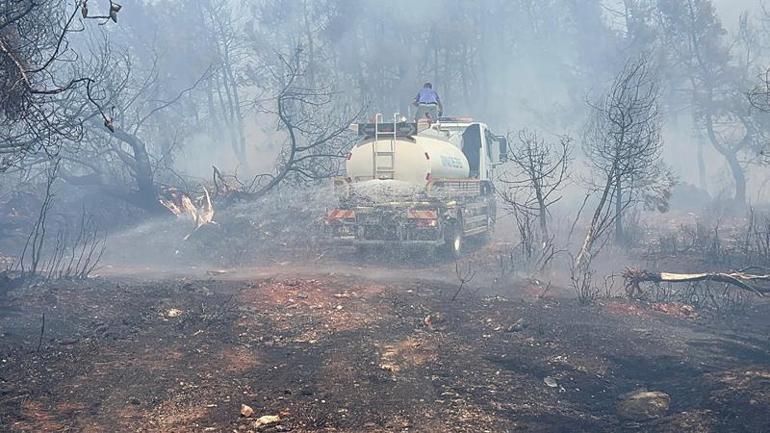 Antalya'da iki ayrı noktada yangın