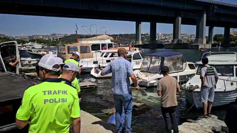 Eyüpsultan'da park etmeye çalışırken otomobil denize düştü; sürücü son anda kurtuldu