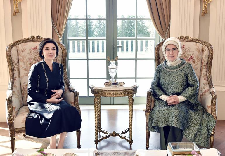 Emine Erdoğan, Özbekistan Cumhurbaşkanı'nın eşi Mirziyoyeva'yı ağırladı