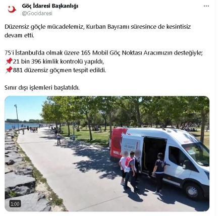 Bayramda yakalanan 881 düzensiz göçmen sınır dışı edilecek