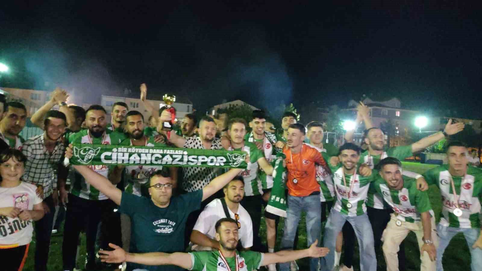 Şampiyon Cihangazispor’da coşkulu kutlama