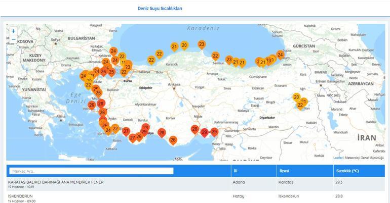 Akdeniz'de deniz suyu sıcaklığı 29 dereceyi aştı