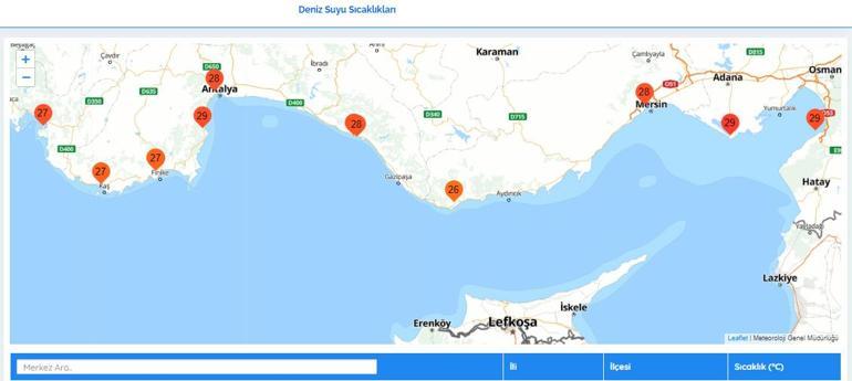 Akdeniz'de deniz suyu sıcaklığı 29 dereceyi aştı