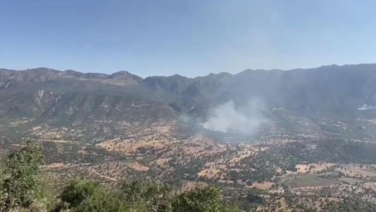 MSB: PKK'lı teröristler Irak'ın kuzeyinde saklanmak için ormanları ateşe veriyor