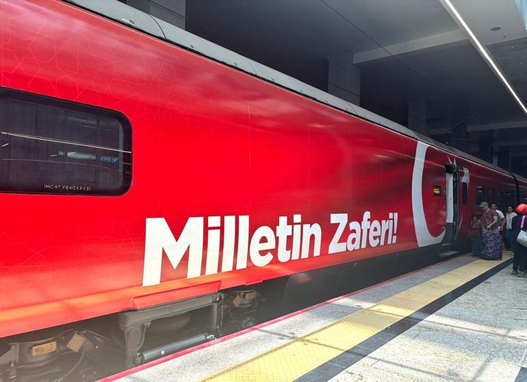 15 Temmuz Demokrasi ve Milli Birlik Treni, ilk seferine çıktı