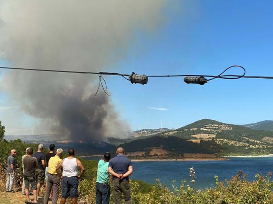 Çanakkale'de orman yangını