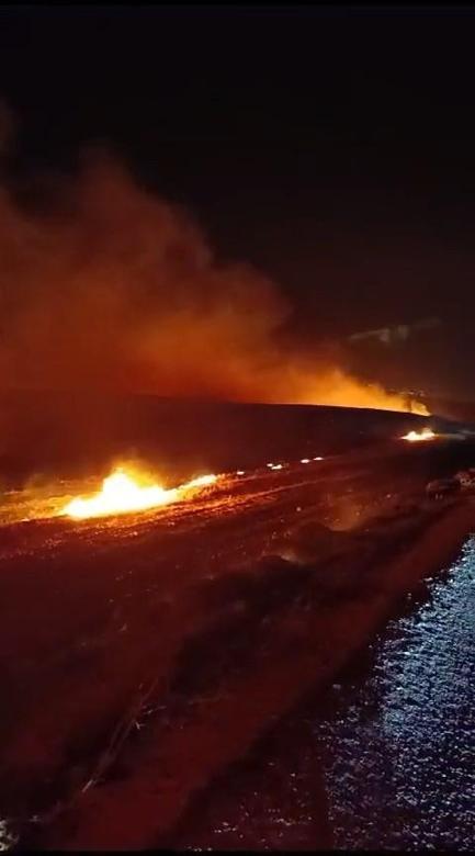 Diyarbakır'da anız yangını, 6 saatte söndürüldü