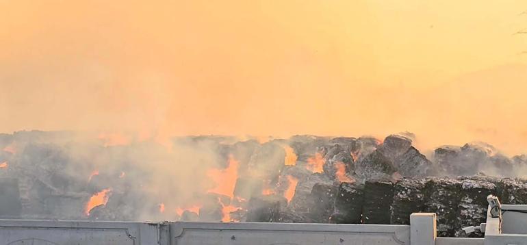 Aydın'da kağıt fabrikasındaki yangın 4'üncü gününde