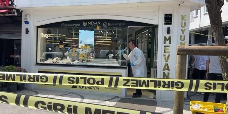 Sancaktepe'de soyguncularla kuyumcu arasında çatışma; 1 yaralı