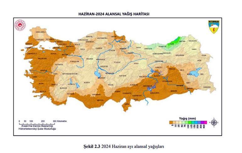 Türkiye'de 23 yılın en düşük haziran yağışı