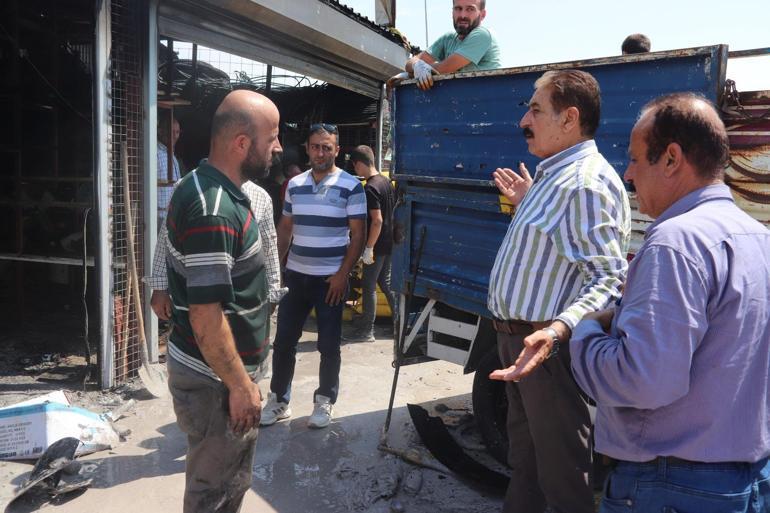 Malatya'da konteyner iş yerleri yanan 25 esnaf, mağduriyetlerinin giderilmesini istedi