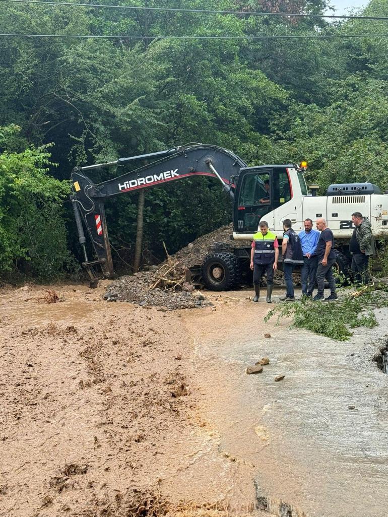 Trabzon’da sağanak, sel, taşkın ve heyelana neden oldu