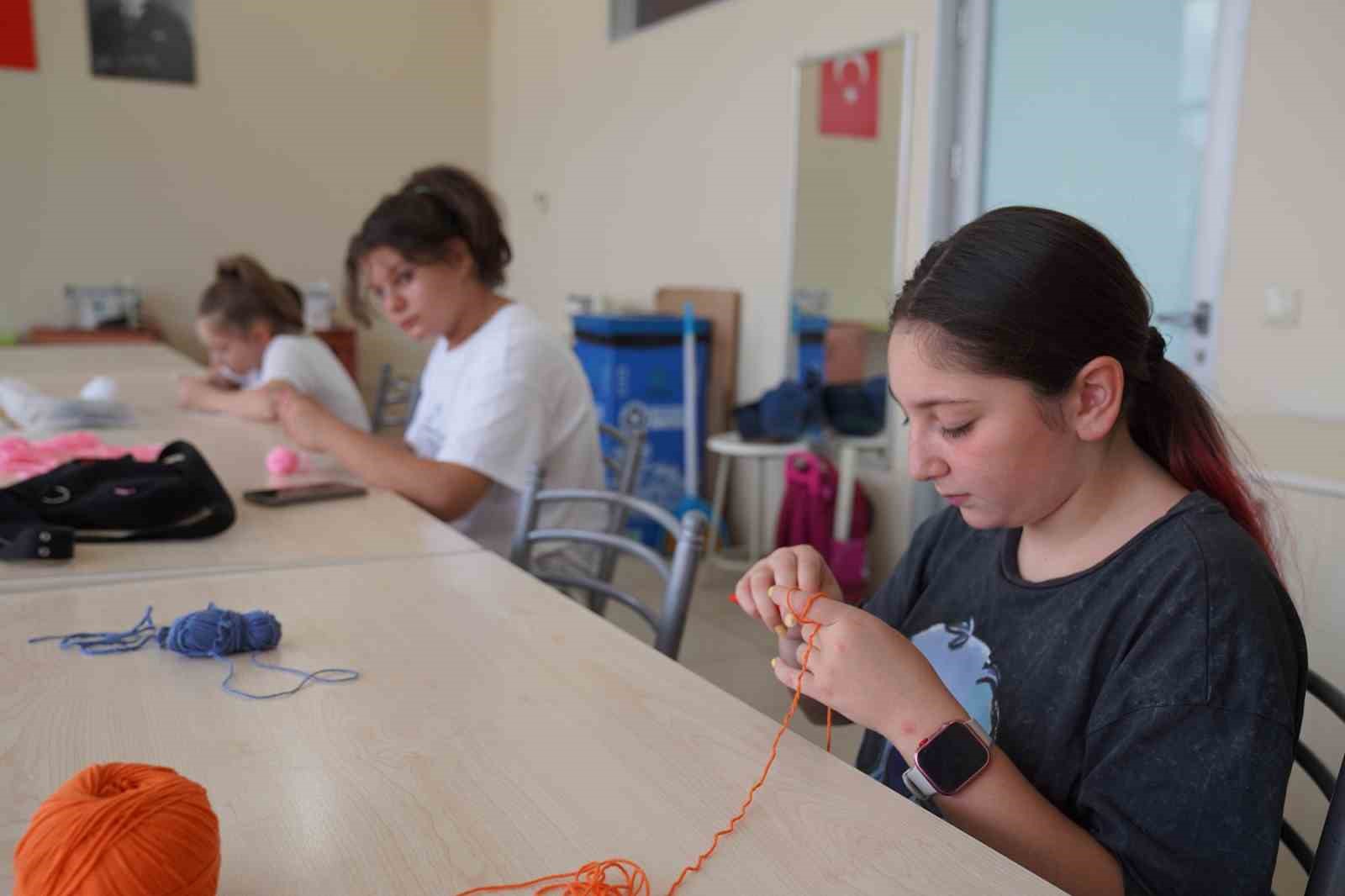 Çocuklar yaz tatillerini Tepebaşı’nda değerlendiriyorlar