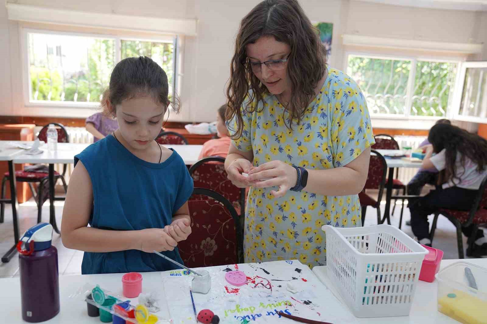 Çocuklar yaz tatillerini Tepebaşı’nda değerlendiriyorlar