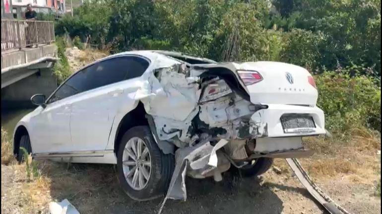 Cenaze nakil aracıyla kaza yapan sürücünün, polise verdiği İngiltere ehliyeti geçersiz çıktı