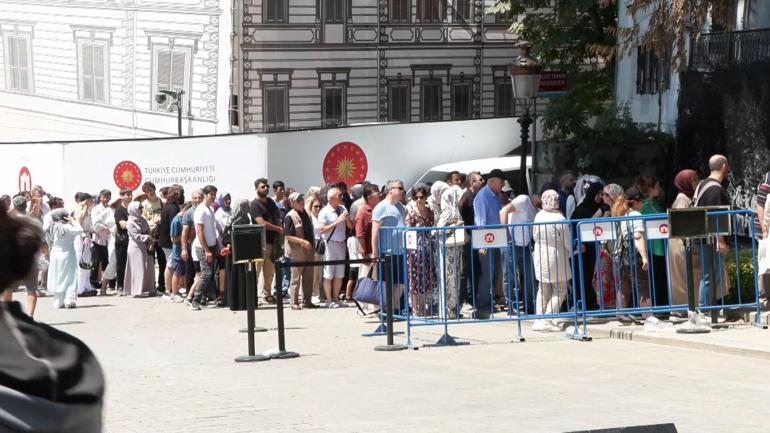 Yıldız Sarayı'nda haftasonu yoğunluğu