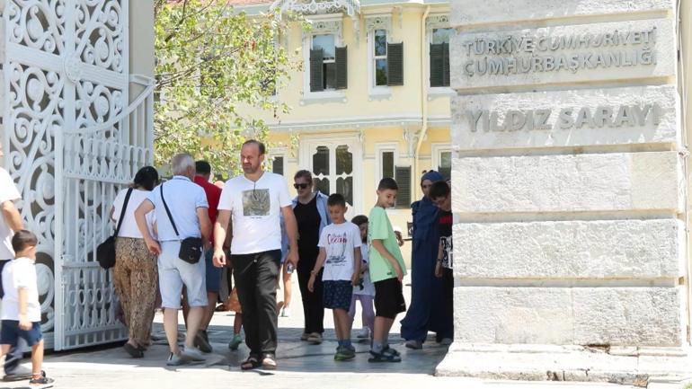 Yıldız Sarayı'nda haftasonu yoğunluğu