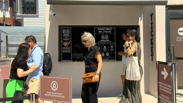 Kariye Camii'nde yabancı turistlere ücretli ziyaret dönemi başladı