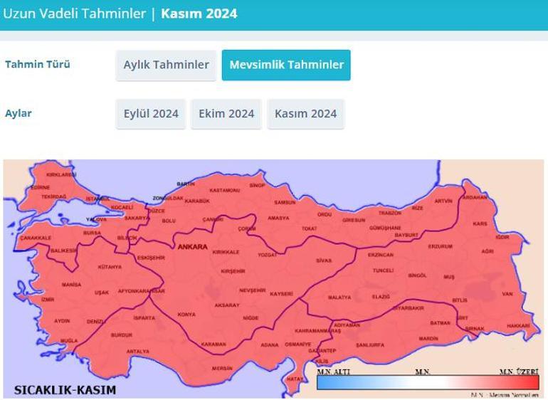 'Çok sıcak' sonbahar uyarısı