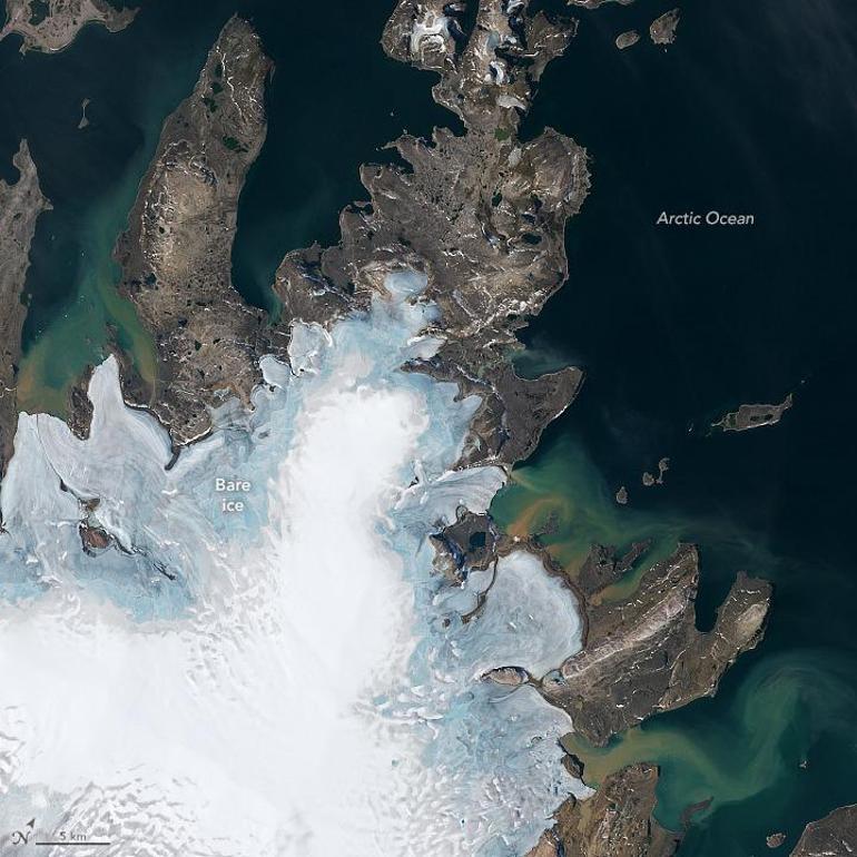 NASA: Norveç’teki Svalbard Adaları’nda buzul erimesi rekor düzeye ulaştı