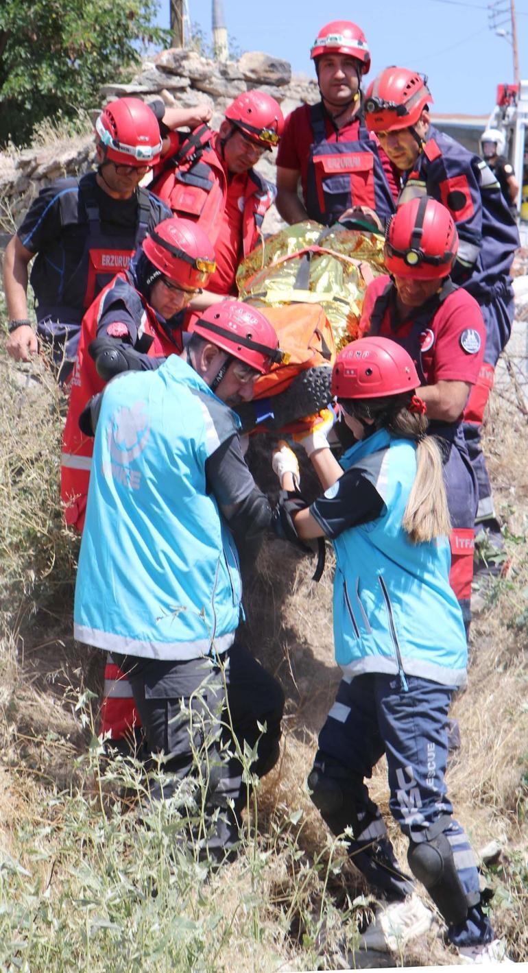 Erzurum'da deprem tatbikatı