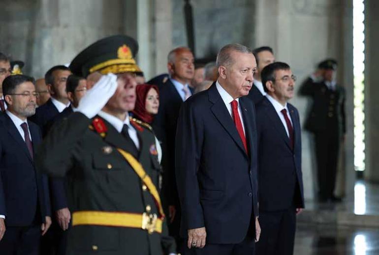 Anıtkabir'de '30 Ağustos Zafer Bayramı' töreni