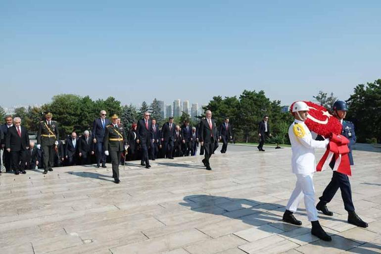 Anıtkabir'de '30 Ağustos Zafer Bayramı' töreni