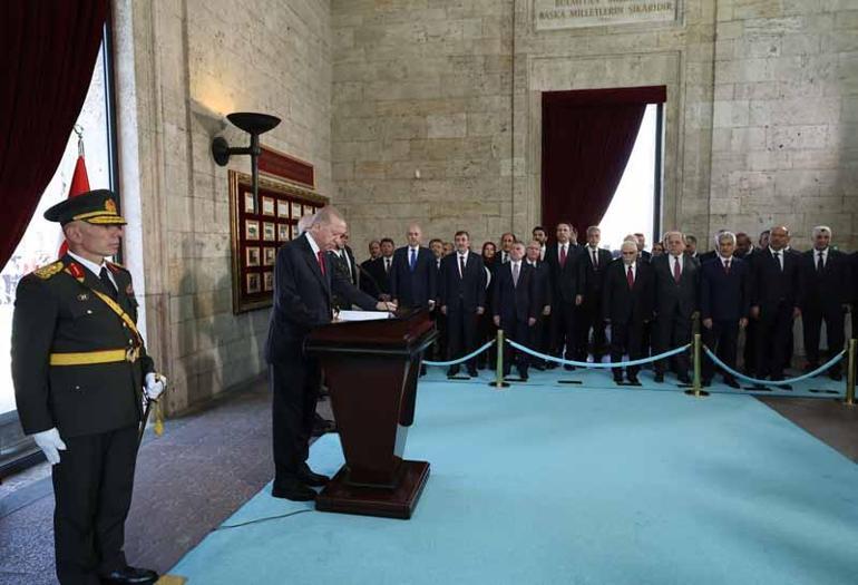 Anıtkabir'de '30 Ağustos Zafer Bayramı' töreni