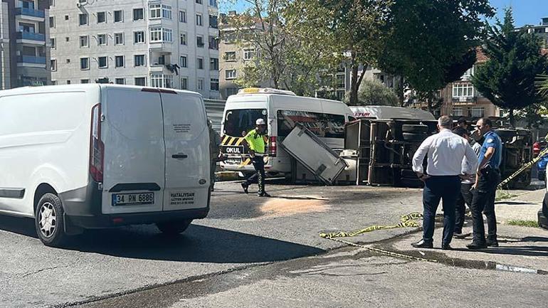 Maltepe'de kamyonetle hafif ticari araç çarpıştı: 1 yaralı