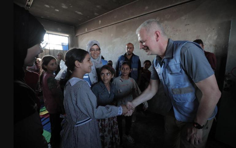 UNRWA, yerinden edilmiş çocuklar için eğitim programı başlattı