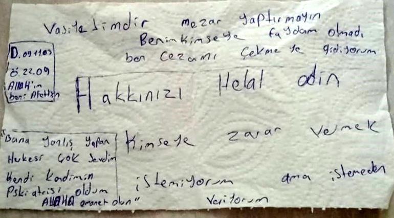 Helallik isteyip, 'Mezarımı yaptırmayın' notu bırakan inşaat işçisi aranıyor