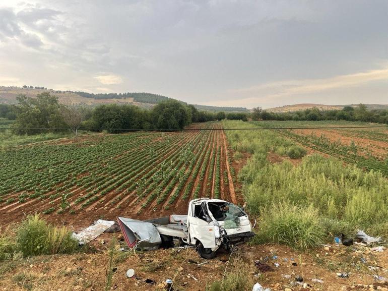 Gaziantep’te tarım işçilerini taşıyan kamyonet devrildi: 1 ölü, 22 yaralı