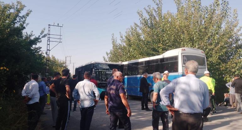 Servis minibüsü ile halk otobüsü çarpıştı: 17'si öğrenci, 24 yaralı