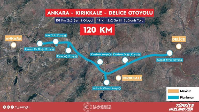 Bakan Uraloğlu: Ankara-Kırıkkale-Delice ve Antalya-Alanya otoyolu çalışmaları başlayacak