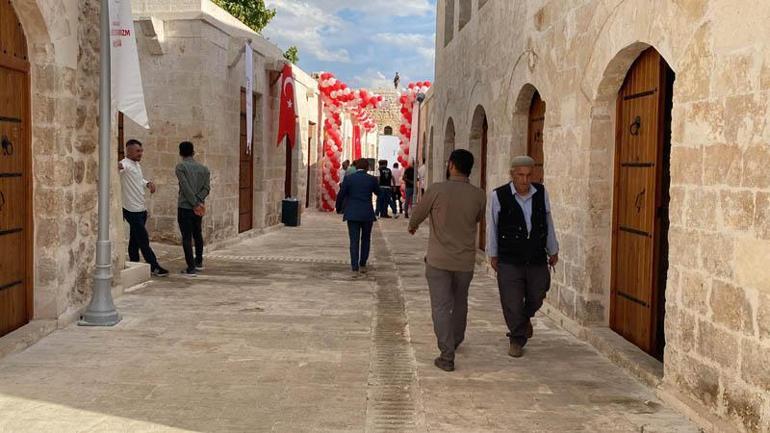 Mardin'de restorasyonu tamamlanan 400 yıllık ‘Süryani Çarşısı’ açıldı